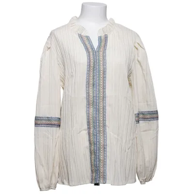 Blus (Beige, Flerfärgad) Elastan, Polyester