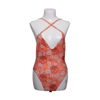 Maillot de bain une pièce (Orange, Multicolore) de Frank Dandy Élasthane, Polyester recyclé