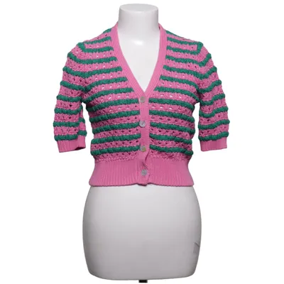 Cardigan (Roze, Groen) van Zara Katoen, Polyester, Viscose