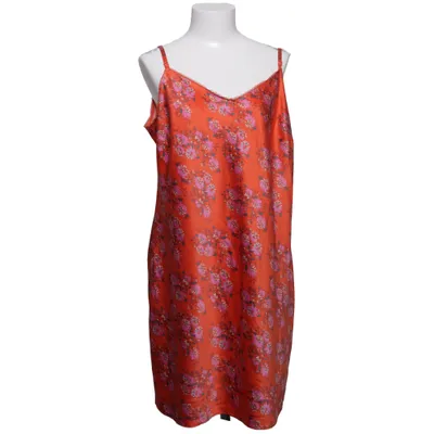 Dress (Red, Pink, Multicolored) from Darjeeling Polyester