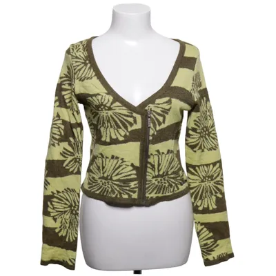 Kofta (Grön, Gul) från Carla Akryl, Alpackaull, Polyamid, Polyester