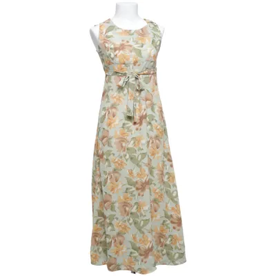 Långklänning (Grön, Brun, Gul, Flerfärgad) från Vintage