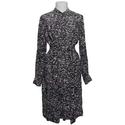 Shirt dress (Black, White) from Filippa K Silk, Viscose