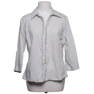 Shirt (White, Blue) from Hennes Cotton