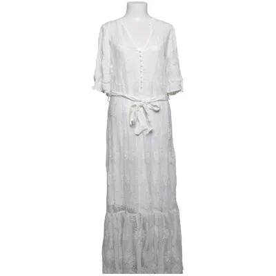 Maxikjole (Hvid) fra Vintage Stories Bomuld, Polyamid, Polyester, Viscose