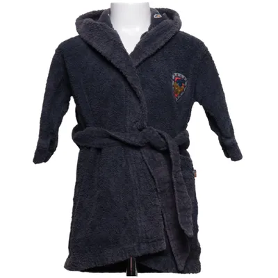 Bathrobe (Gray, Multicolored) from Bamse by Lindex Cotton