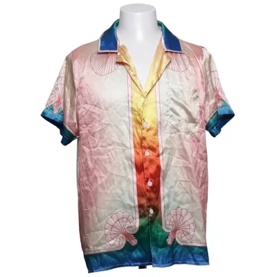 Short sleeve shirt (Pink, Multicolored) Elastane, Polyester