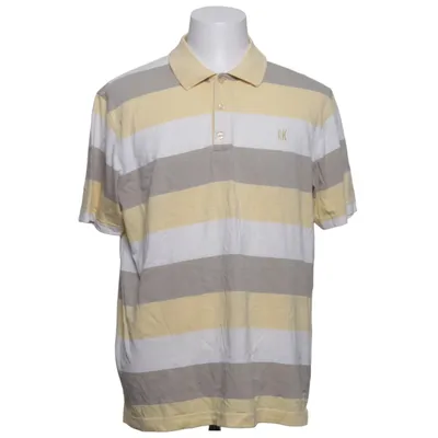 Polo (Jaune, Gris, Blanc) de Roger Kent Coton, Polyester