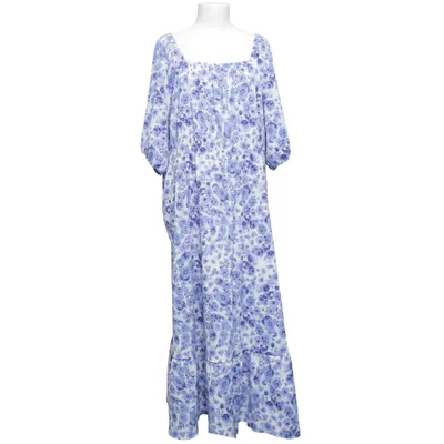 Robe longue (Bleu, Blanc, Multicolore) de Ellos Élasthane, Polyester