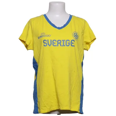 Voetbalshirt (Geel, Blauw) van Uefa Katoen, Elastaan