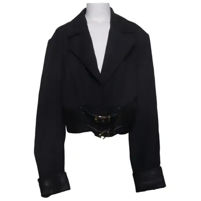 Blazer (Noir) de Codigo Polyester, Viscose
