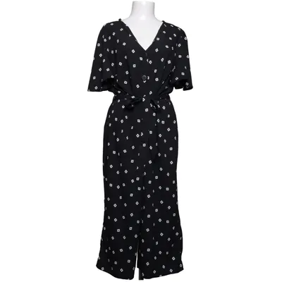 Byxdress (Svart, Vit) från Simply Be Elastan, Polyester