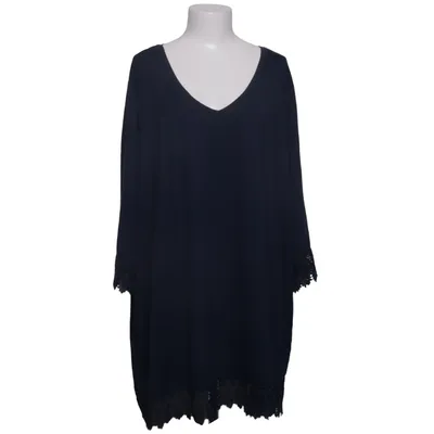 Jurk (Blauw) van Ulla Popken Elastaan, Viscose