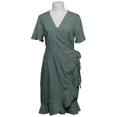 Wrap dress (Green, Black) from ONLY Polyester
