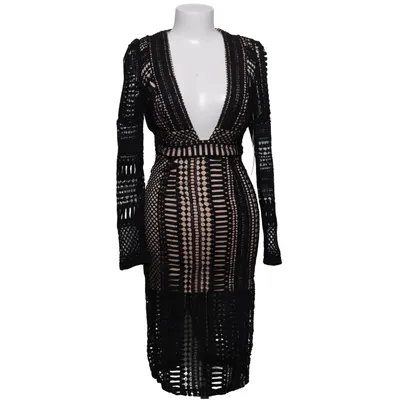 Robe de cocktail (Noir, Beige) de Love Triangle Polyester