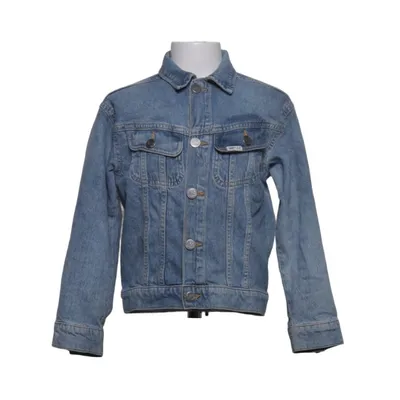 Spijkerjas (Blauw) van Lee x H&M Katoen, Elastaan