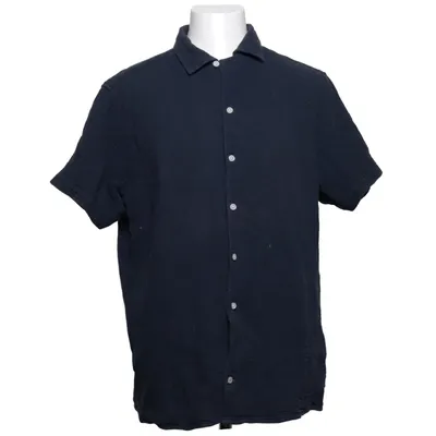 Short sleeve shirt (Blue) from Kronstadt Cotton