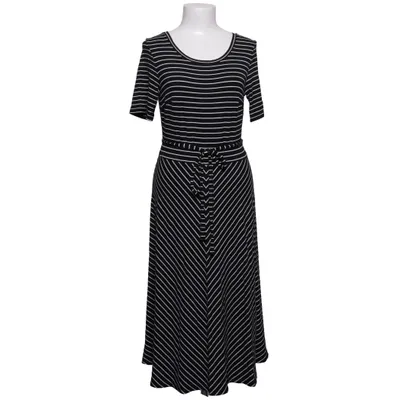 Kleid (Schwarz, Weiß) von Miss Clarity Elasthan, Viskose