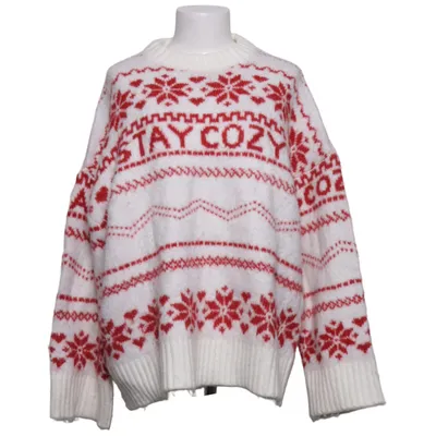 Julesweater (Rød, Hvid) fra FB Sister Knitwear