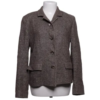 Blazer (Brown) from MaxMara Cupro, Silk, Wool