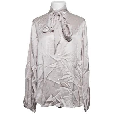 Pussy bow blouse (Beige) from Emily van den Bergh Viscose
