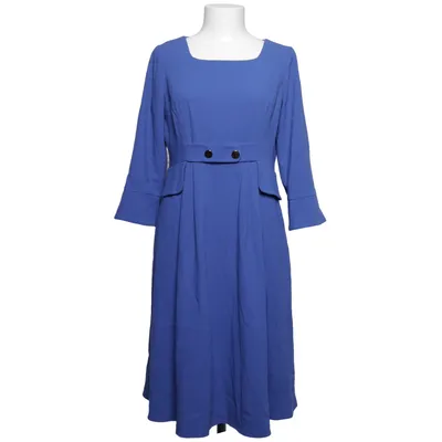 Maternity dress (Blue) from Luxe by Seraphine Acetate, Elastane, Polyester, Viscose