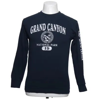 T-shirt à manches longues (Bleu) de Alstyle Coton