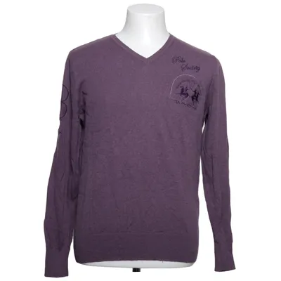Pullover (Purple) from La Martina Cashmere, Cotton, Polyamide, Viscose, Wool