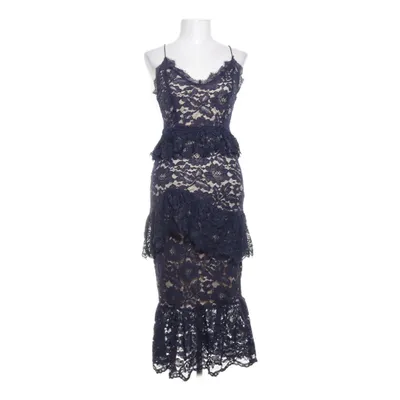 Cocktail dress (Blue, Beige) from Bubbleroom by Carolina Gynning Cotton, Nylon, Polyester