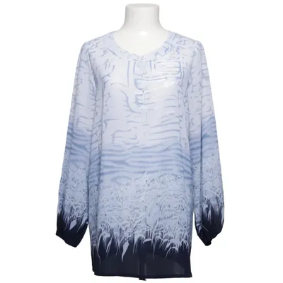 Blouse (Blue, White) from Vivance Collection