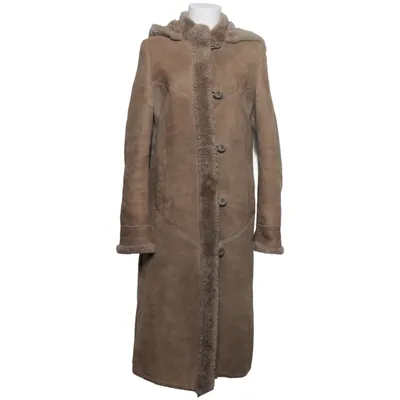 Shearlingjacka (Beige) från Finn Fant