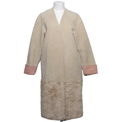 Shearling Jacke (Beige, Pink) von Zara Basic Outerwear Acryl, Polyester