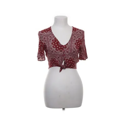 Crop top (Rood, Wit) van FB Sister Viscose