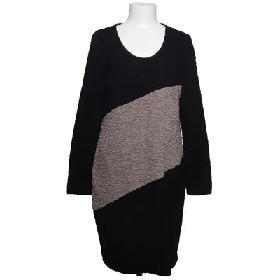Robe (Noir, Beige) de Saopaulo Coton, Élasthane, Tencel