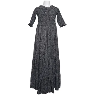 Robe longue (Noir, Blanc) de Zanzea