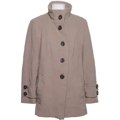 Manteau (Beige) de Barbara Lebek Cachemire, Polyamide, Polyester, Laine