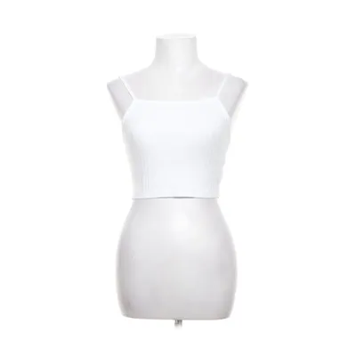 Crop top (White) from Junkyard Cotton, Elastane, Modal