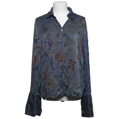 Blouse (Blauw, Meerkleurig) van Herzen´s Angelegenheit Elastaan, Zijde