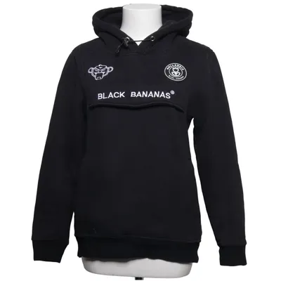 Capuchon sweater (Zwart) van Black Bananas Katoen