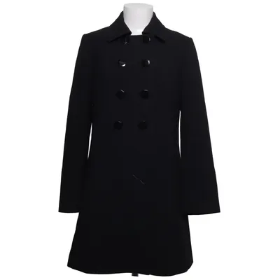 Coat (Black) from Marks & Spencer Elastane, Polyester, Viscose