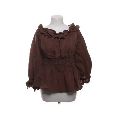 Blouse (Bruin) van River Island Plus Lyocell, Polyester, Viscose