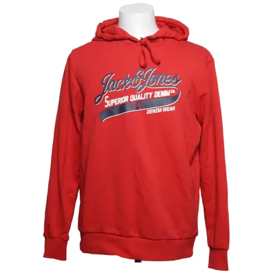 Hoodie (Red) from Jack & Jones Cotton, Polyester