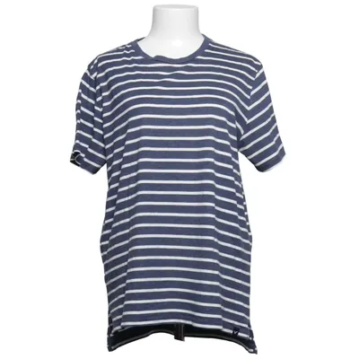 T-shirt (Blue, White) from American Eagle Outfitters Cotton, Polyester