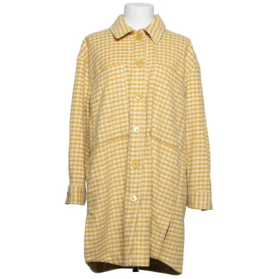 Coat (Yellow, White) from Nümph Polyester, Wool