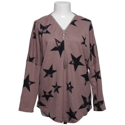Pull-over (Marron, Noir) de Hallys Élasthane, Polyester