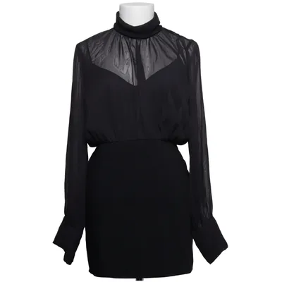 Dress (Black) from H&M Polyester, Viscose, Elastane