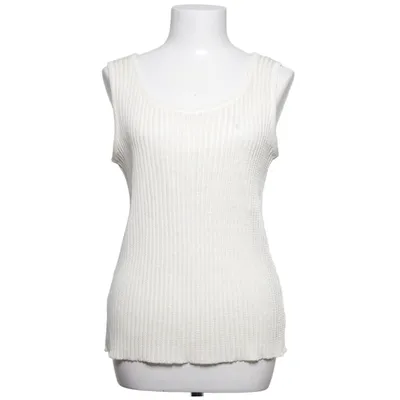 Tank Top (Dalia Top hørstrik råhvid) from Dalia Linen