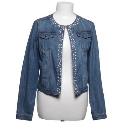 Denim jacket (Blue) from Laura Torelli Cotton, Polyester