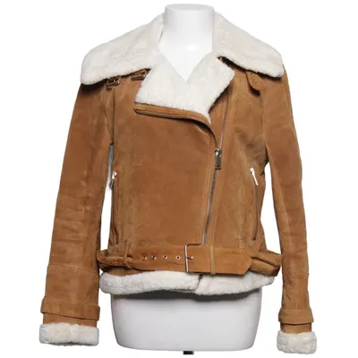 Shearlingjacka (Brun, Vit) från Zara Woman Polyester