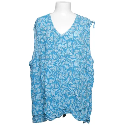 Top (Blauw, Wit) van Laura Torelli Viscose